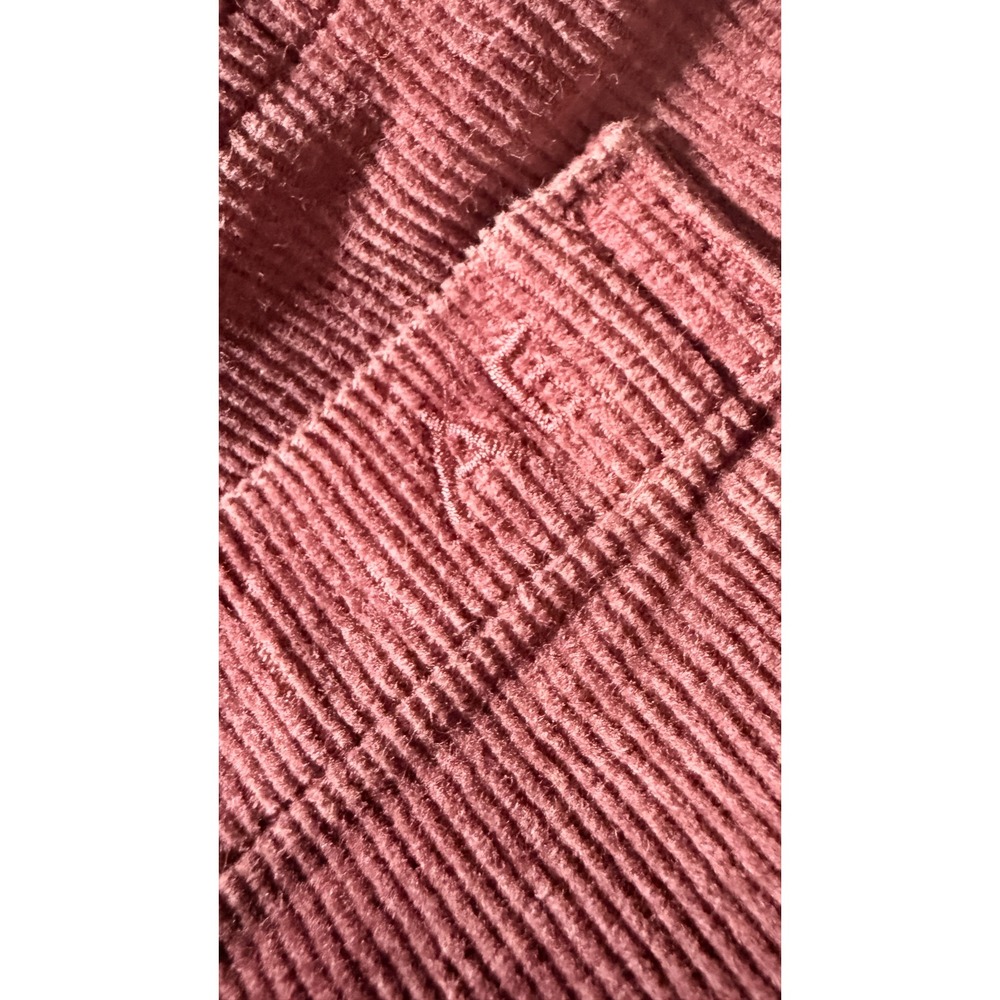 American‎ Eagle Burgandy Corduroy Wide Wale Stretch Pants Size 6 Regular - Picture 5 of 7